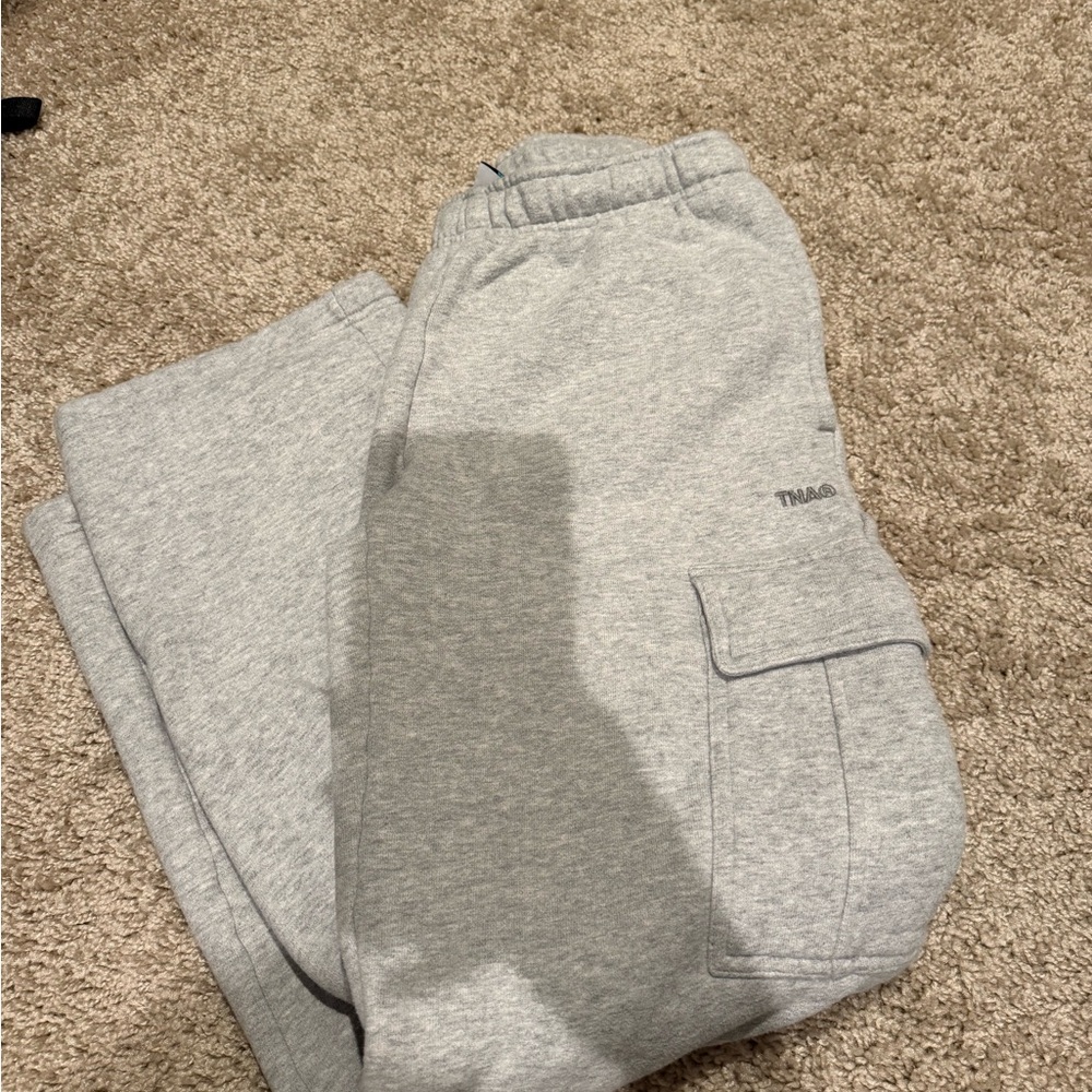 Gray Aritzia Cargo Sweatpants